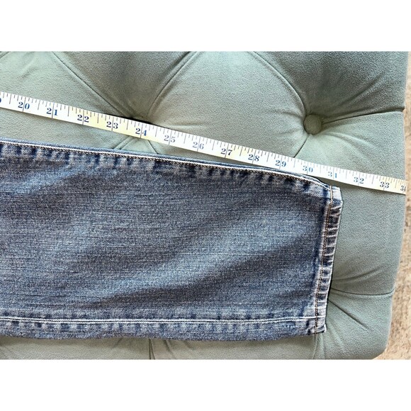 H&M L.O.G.G. Mens Jeans Size 33 Medium Wash Blue Straight Leg Stretch Classic - Picture 5 of 8